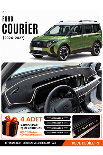 e-biz Ford Courier (2024-2027) Compatible Glove Box Protection, Glove Box Cov...