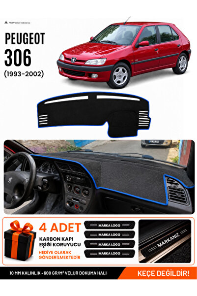 e-biz Peugeot 306 (1993-2002) Compatible Glove Box Protection, Glove Box Cove...