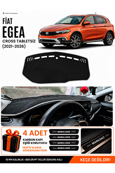 e-biz Fiat Egea Cross (2021-2026) Compatible Torpedo Cover, Torpedo Case With...