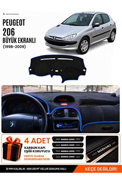 e-biz Peugeot 206 Large Screen (1998-2009) Compatible Glove Box Cover, Glove ...
