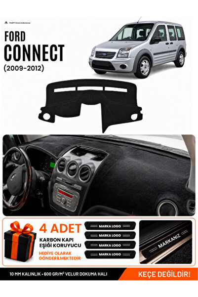 e-biz Ford Connect (2009-2012) Compatible Glove Box Protection, Glove Box Cov...