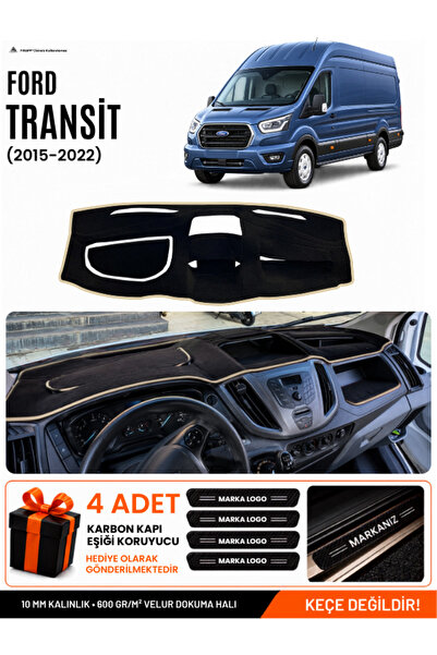 e-biz Ford Transit (2015-2022) Compatible Glove Box Protection, Glove Box Cov...