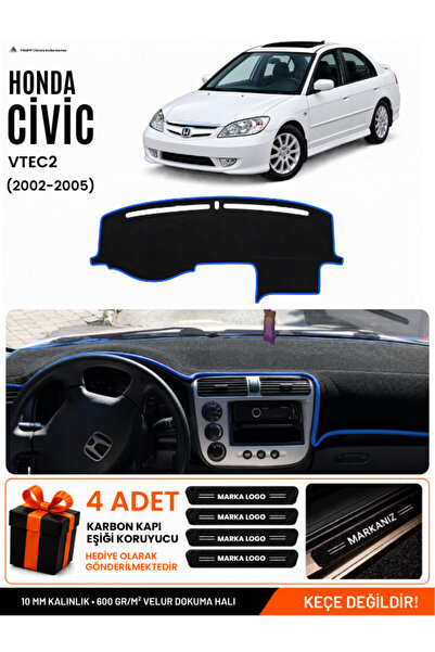 e-biz Honda Civic Vtec2 (2002-2005) Compatible Torpedo Cover, Torpedo Case - ...