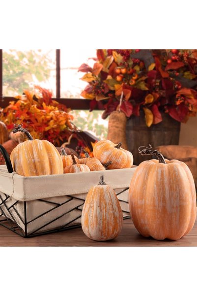 NO BRAND X16 SET DE 16 BUCĂȚI DE DOVLECI DECORAȚIUNI DE TOAMNĂ DE HALLOWEEN D...