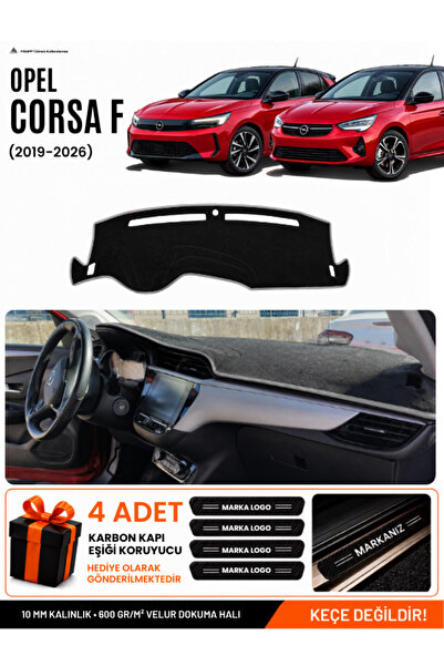 e-biz Opel Corsa F (2019-2026) Compatible Glove Box Protection, Glove Box Cov...
