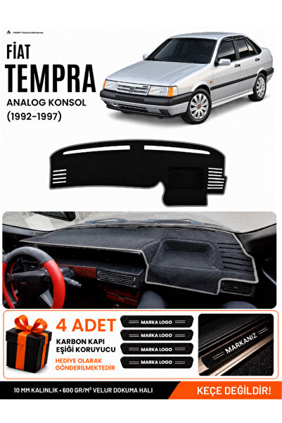 e-biz Fiat Tempra (1992-1997) Analog Console Compatible Glove Box Cover, Glov...