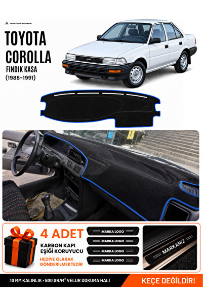 e-biz Toyota Corolla Findik Kasa (1988-1991) Compatible Dashboard Cover, Dash...