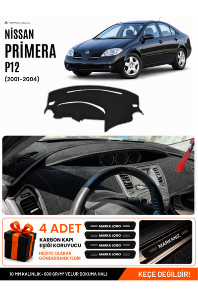 e-biz Nissan Primera P12 (2001-2004) Compatible Glove Box Cover, Glove Box Ca...