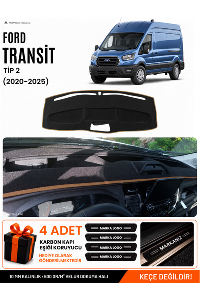 e-biz Ford Transit Type 2 (2020-2025) Compatible Glove Box Cover, Glove Box C...