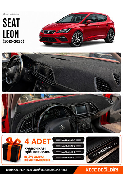e-biz Seat Leon (2013-2020) Compatible Glove Box Protection, Glove Box Cover,...
