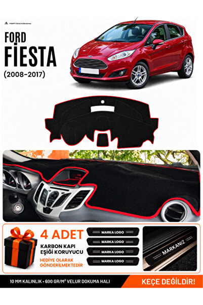e-biz Ford Fi̇esta (2008-2017) Compatible Dashboard Cover, Dashboard Case - B...
