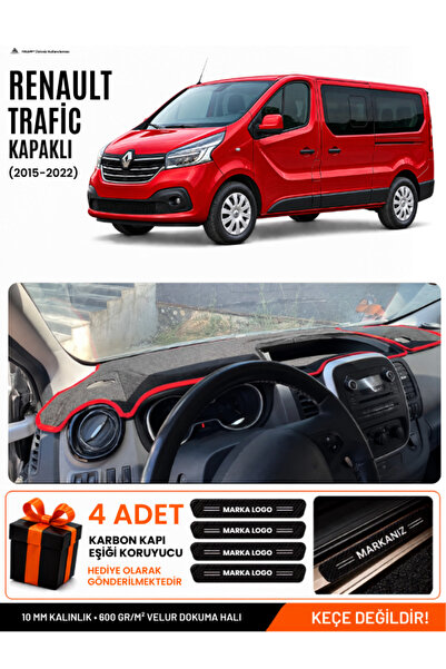 e-biz Renault Trafic Covered (2015-2022) Compatible Glove Box Cover, Glove Bo...