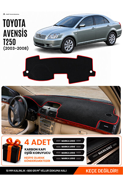 e-biz Toyota Avensis Screened T250 (2003-2008) Compatible Dashboard Cover - B...
