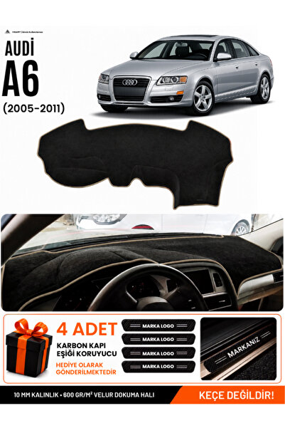 e-biz Audi A6 (2005-2011) Compatible Glove Box Protection, Glove Box Cover, G...