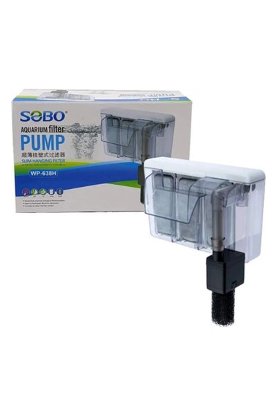 Genel Markalar Akvaryum Şelale Filtre 400 Lt/h 6W Model WP-628H Slim Askı Filtre Özellikleriyle