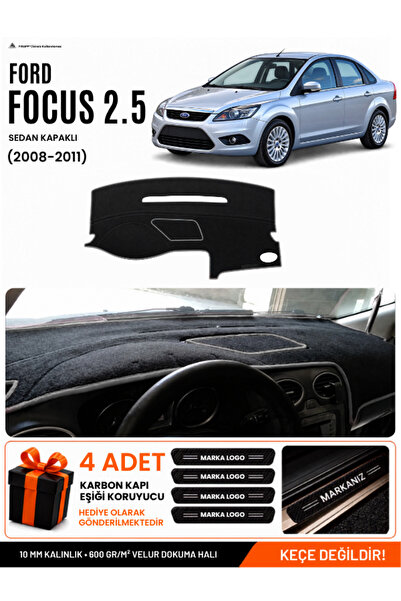 e-biz Ford Focus 2.5 Sedan Covered (2008-2011) Compatible Glove Box Cover, Gl...
