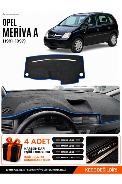 e-biz Opel Meriva a (2003-2010) Compatible Glove Box Protection, Glove Box Co...