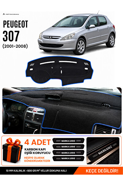 e-biz Peugeot 307 (2001-2008) Compatible Glove Box Protection, Glove Box Cove...