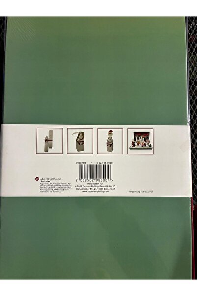 NO BRAND Calendar de Advent DIY 24 căsuțe din carton de asamblat
