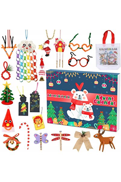 NO BRAND CALENDAR DE ADVENT CREATIV PENTRU COPII – MEȘTEȘUGURI DIY – 24 DE SU...
