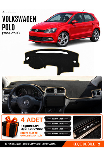 e-biz Volkswagen Polo (2009-2019) Compatible Dashboard Cover, Dashboard Case ...