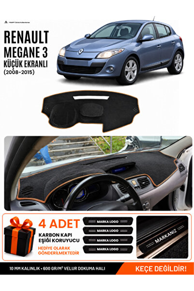 e-biz Renault Megane 3 Small Screen (2008-2015) Compatible Dashboard Cover - ...