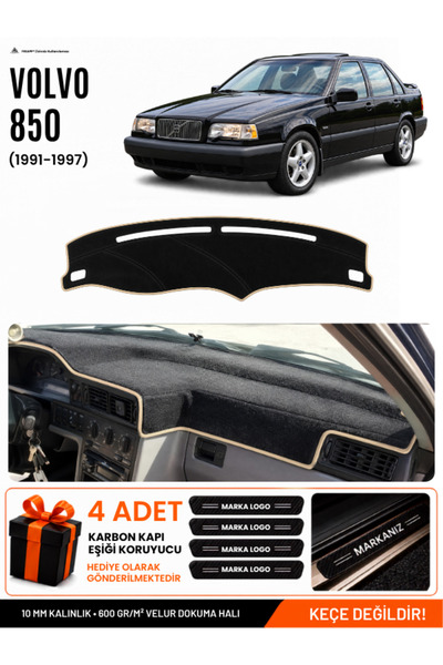 e-biz Volvo 850 (1991-1997) Compatible Glove Box Protection, Glove Box Cover,...