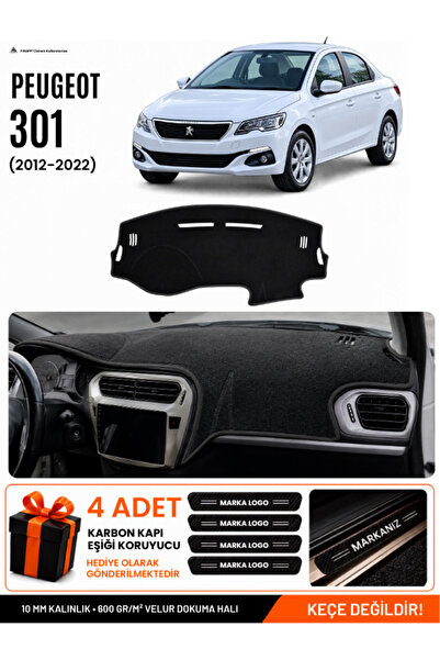 e-biz Peugeot 301 (2012-2022) Compatible Glove Box Protection, Glove Box Cove...