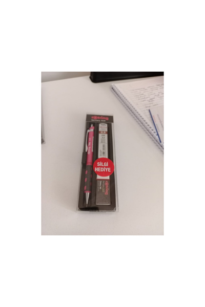 Rotring مجموعة أقلام "تيكي" متعددة الاستخدامات للمدرسة، مقاس 0.5، لون وردي (جديدة).
