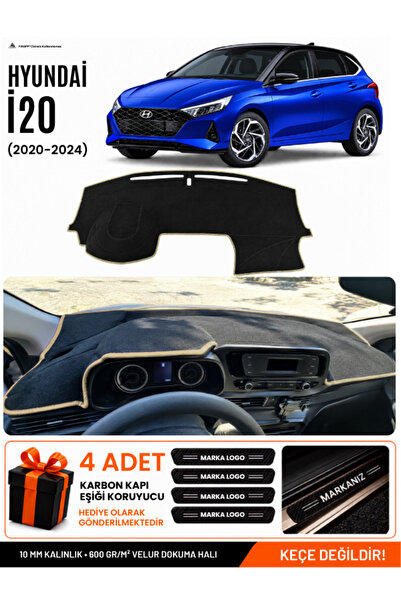 e-biz Hyundai̇ İ20 (2020-2024) Compatible Glove Box Protection, Glove Box Cov...