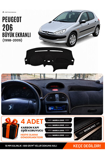 e-biz Peugeot 206 Large Screen (1998-2009) Compatible Glove Box Cover, Glove ...