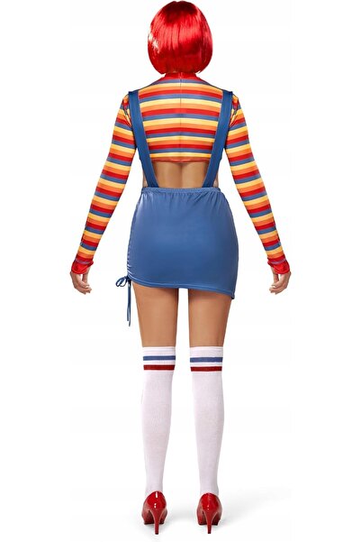 NO BRAND COSTUM DE PĂPUȘĂ CHUCKY – COSTUM DE PĂPUȘĂ UCIGAȘĂ PENTRU HALLOWEEN ...