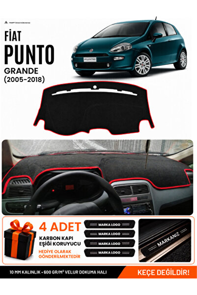 e-biz Fiat Punto Grande (2005-2018) Compatible Dashboard Cover, Dashboard Cas...