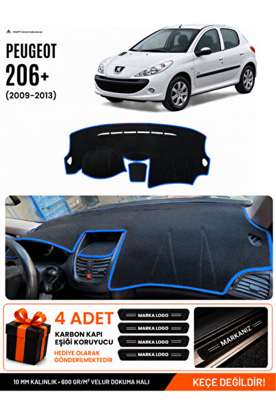e-biz Peugeot 206+ (2009-2013) Compatible Glove Box Protection, Glove Box Cov...