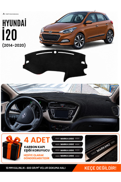 e-biz Hyundai̇ İ20 (2014-2020) Compatible Glove Box Protection, Glove Box Cov...