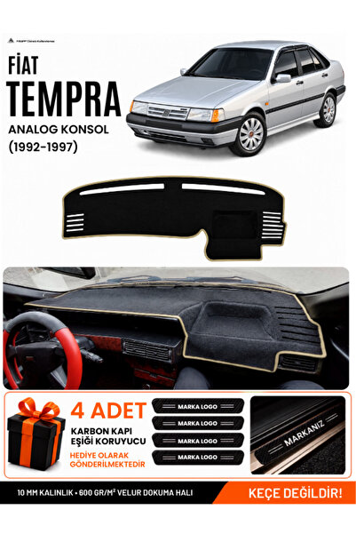 e-biz Fiat Tempra (1992-1997) Analog Console Compatible Dashboard Cover, Dash...