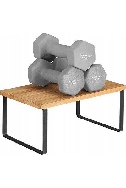 SONGMICS Set de 2 rafturi de bucătărie ORGANIZATOR din bambus pentru condimente