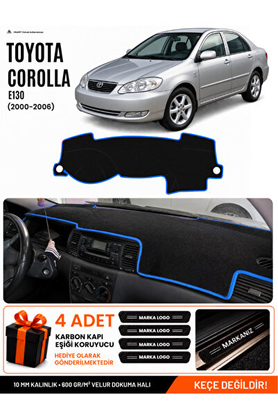 e-biz Toyota Corolla E130 (2000-2006) Compatible Dashboard Cover, Dashboard C...