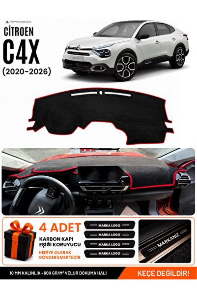 e-biz Citroen C4X Without Display (2020-2026) Compatible Dashboard Cover, Das...