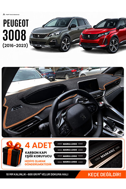 e-biz Peugeot 3008 (2016-2023) Compatible Dashboard Cover, Dashboard Case - B...