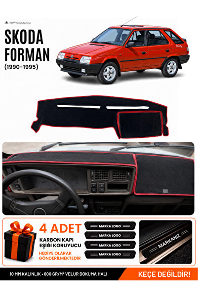 e-biz Skoda Forman (1990-1995) Compatible Dashboard Cover, Dashboard Case - B...
