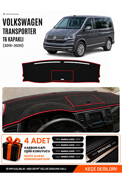 e-biz Volkswagen Transporter T6 with Cover (2015-2020) Compatible Dashboard C...