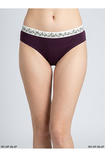 DNDZ Lastiği Yazılı Bikini Model Külot 6'lı