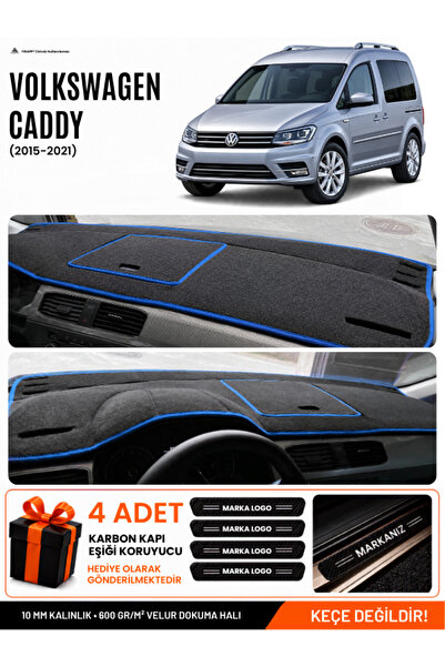 e-biz Volkswagen Caddy (2015-2021) Compatible Dashboard Cover, Dashboard Case...