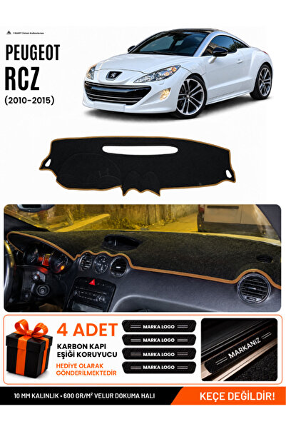 e-biz Peugeot Rcz (2010-2015) Compatible Glove Box Cover, Glove Box Case - Bl...