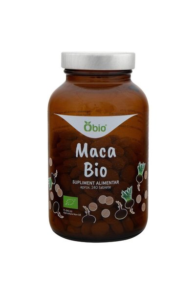 OBİO Maca, bio, 240 tablete (120g),