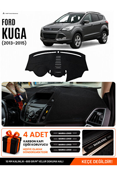 e-biz Ford Kuga (2013-2015) Compatible Glove Box Protection, Glove Box Cover,...