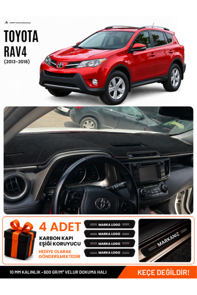 e-biz Toyota Rav4 (2013-2018) Compatible Glove Box Protection, Glove Box Cove...