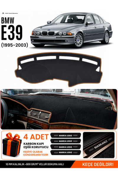 e-biz Bmw E39 (1995-2003) Compatible Glove Box Protection, Glove Box Cover, G...