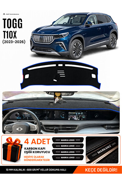 e-biz Togg T10X (2023-2026) Compatible Glove Box Protection, Glove Box Cover,...